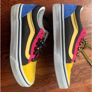 Multicolor Kids size 1 Vans